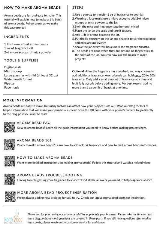 Unscented Aroma Beads